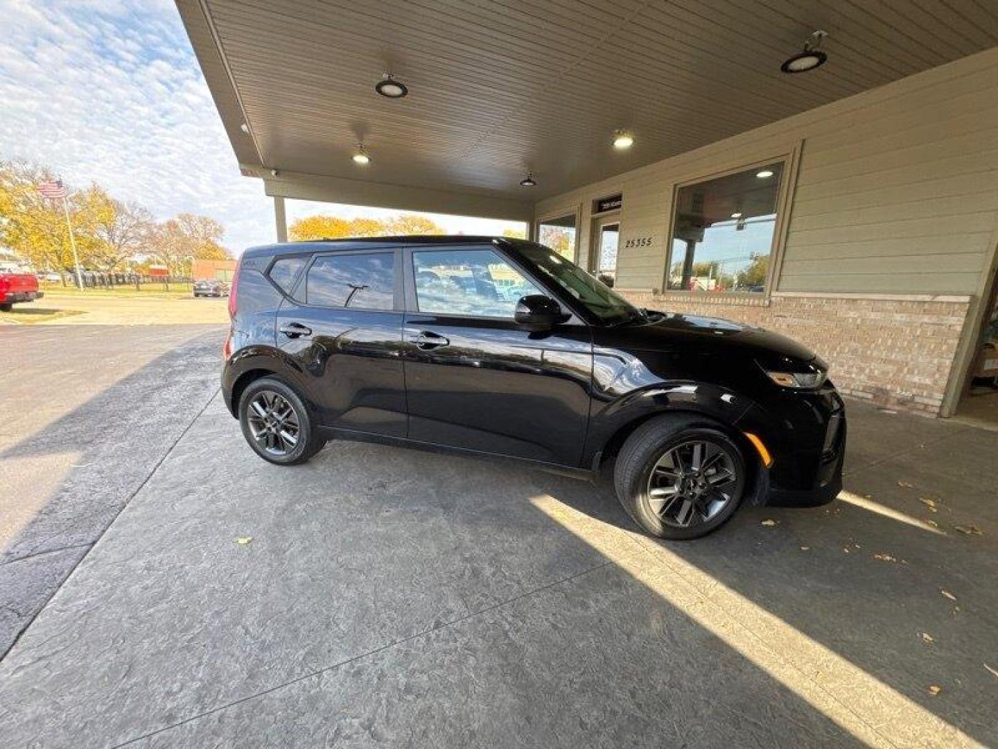 2022 Cherry Black Kia Soul EX (KNDJ33AU3N7) with an 2.0L I4 147hp 132ft. lbs. engine, Automatic transmission, located at 25355 Eames Street, Channahon, IL, 60410, (815) 467-1807, 41.429108, -88.228432 - Looking for a ride that's as fun as it is functional? Check out the 2022 Kia Soul EX. This bad boy is powered by a 2.0L I4 engine that pumps out 147hp and 132ft. lbs. of torque, giving you a smooth and responsive ride that will make you feel like you're cruising on a cloud. But the fun doesn't stop - Photo#2