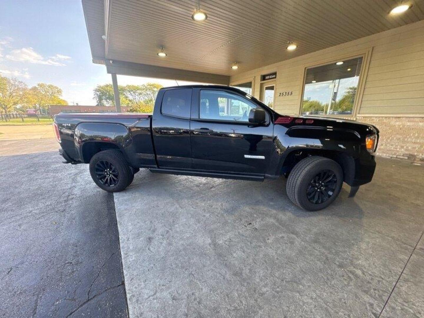 2022 Onyx Black GMC Canyon Elevation Standard (1GTH6BENXN1) with an 3.6L V6 308hp 275ft. lbs. engine, Automatic transmission, located at 25355 Eames Street, Channahon, IL, 60410, (815) 467-1807, 41.429108, -88.228432 - Photo#1