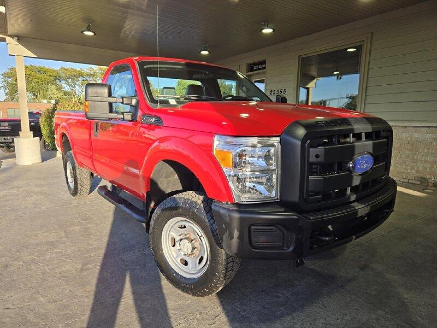 2016 Race Red Ford F-250 XL (1FTBF2B68GE) with an 6.2L Flex Fuel V8 385hp 405ft. lbs. engine, Automatic transmission, located at 25355 Eames Street, Channahon, IL, 60410, (815) 467-1807, 41.429108, -88.228432 - Photo#0