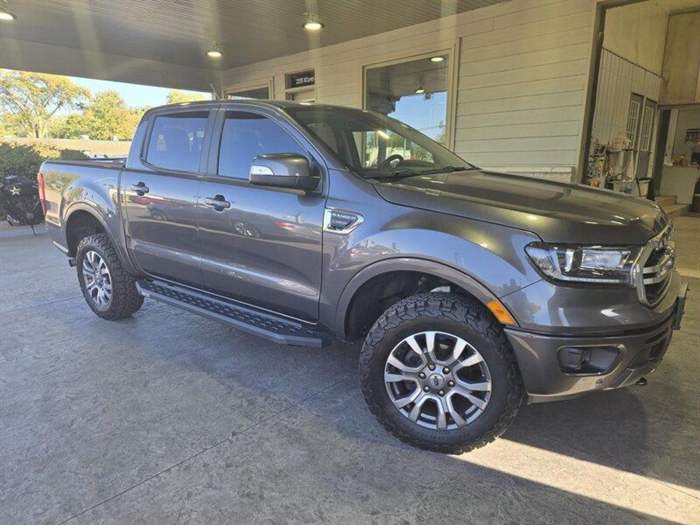 2019 Magnetic Ford Ranger Lariat (1FTER4FH9KL) with an EcoBoost 2.3L Turbo I4 270hp 310ft. lbs. engine, Automatic transmission, located at 25355 Eames Street, Channahon, IL, 60410, (815) 467-1807, 41.429108, -88.228432 - Introducing the 2019 Ford Ranger Lariat, a powerful and versatile pickup truck that's perfect for work and play. This model is equipped with a robust EcoBoost 2.3L Turbo I4 engine that delivers an impressive 270 horsepower and 310 foot-pounds of torque, making it one of the most capable pickups on t - Photo#0