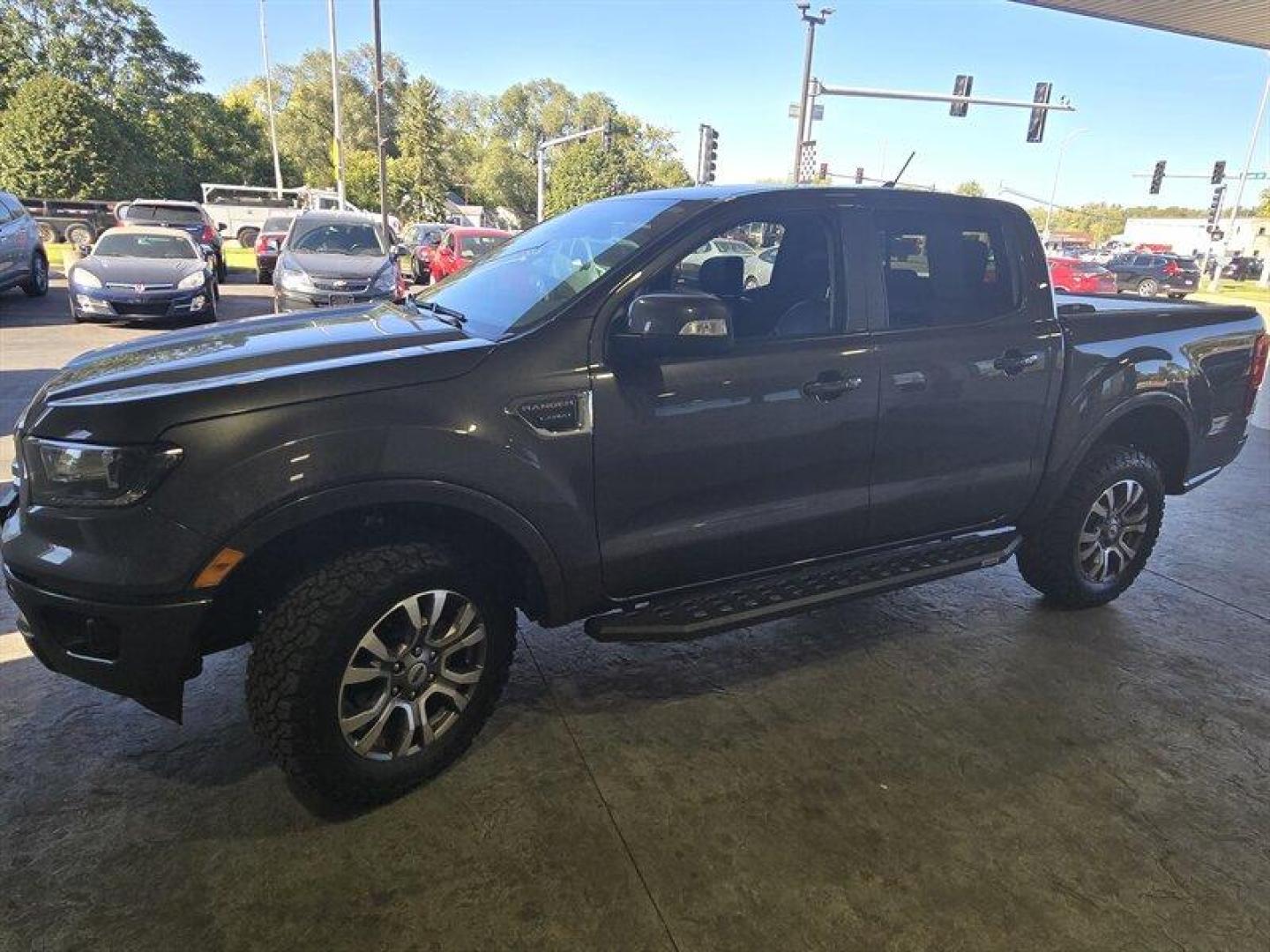 2019 Magnetic Ford Ranger Lariat (1FTER4FH9KL) with an EcoBoost 2.3L Turbo I4 270hp 310ft. lbs. engine, Automatic transmission, located at 25355 Eames Street, Channahon, IL, 60410, (815) 467-1807, 41.429108, -88.228432 - Photo#9