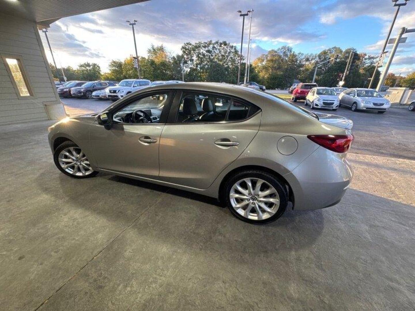 2015 Liquid Silver Metallic Mazda Mazda3 s Touring (JM1BM1V31F1) with an SKYACTIV-G 2.5L I4 184hp 185ft. lbs. engine, Automatic transmission, located at 25355 Eames Street, Channahon, IL, 60410, (815) 467-1807, 41.429108, -88.228432 - Introducing the 2015 Mazda Mazda3 s Touring! This sleek and stylish sedan is a fantastic choice for anyone looking for a reliable and efficient vehicle. With a powerful SKYACTIV-G 2.5L I4 engine, this car packs a punch with 184 horsepower and 185ft. lbs. of torque. The Liquid Silver Metallic exter - Photo#7