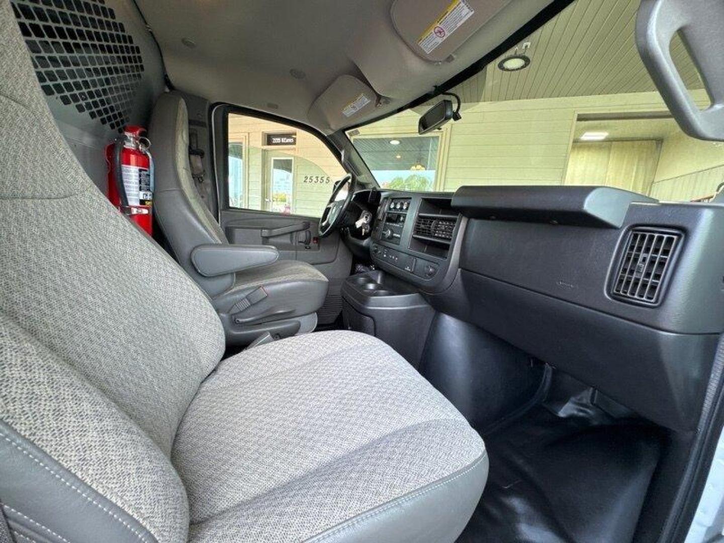 2019 Summit White Chevrolet Express Work Van Cargo (1GCWGAFG6K1) with an Vortec 6.0L Flex Fuel V8 341hp 373ft. lbs. engine, Automatic transmission, located at 25355 Eames Street, Channahon, IL, 60410, (815) 467-1807, 41.429108, -88.228432 - The 2019 Chevrolet Express 2500 is a remarkable full-size cargo van that is designed to provide you with an unparalleled driving experience. Powered by a Vortec 6.0L Flex Fuel V8 engine that delivers an impressive 341 horsepower and 373 ft-lbs of torque, the Express 2500 is an ideal choice for those - Photo#12