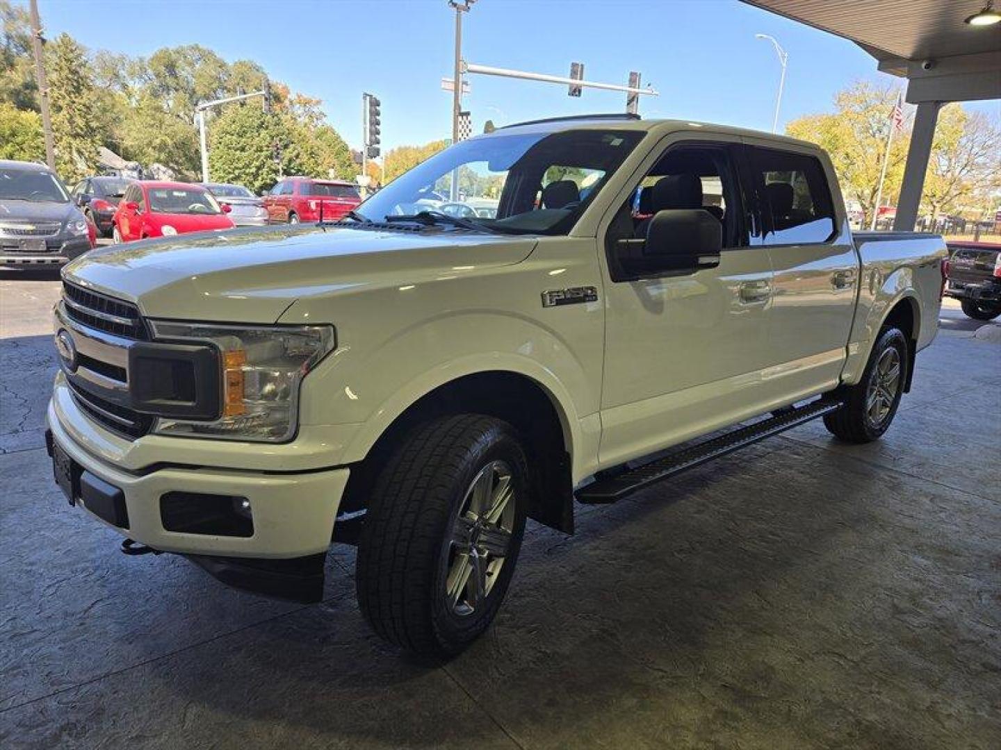 2018 Oxford White Ford F-150 XLT (1FTEW1EG4JF) with an EcoBoost 3.5L Twin Turbo V6 375hp 470ft. lbs. engine, Automatic transmission, located at 25355 Eames Street, Channahon, IL, 60410, (815) 467-1807, 41.429108, -88.228432 - Introducing a 2018 Ford F-150 XLT that boasts a powerful EcoBoost 3.5L Twin Turbo V6 375hp 470ft. lbs. engine. The vehicle comes in a sleek Shadow Black/Magnetic exterior and a comfortable Medium Light Camel interior. This truck has been well-maintained and is in excellent overall condition. The F - Photo#10