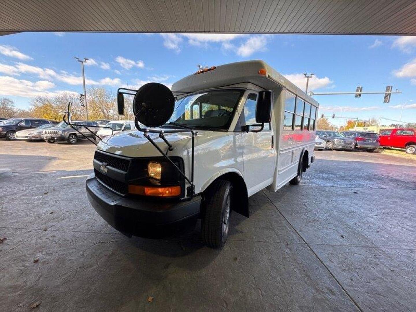 2008 White Chevrolet Express Work Van Cutaway (1GBHG31C981) with an 4.8 engine, Automatic transmission, located at 25355 Eames Street, Channahon, IL, 60410, (815) 467-1807, 41.429108, -88.228432 - 15 PASSENGER INCLUDING DRIVER BUS! 3 ROWS WITH CAR SEATS ANCHORS. 2 BELTS PER REAR SEATS. REAR HEAT. JUST SERVICED! - Photo#6