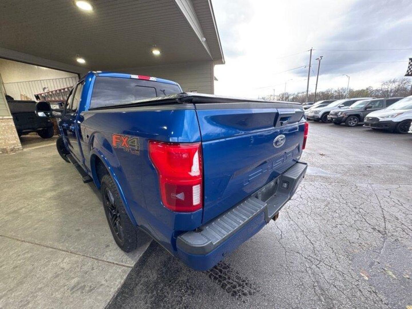 2018 Blue Jeans Ford F-150 Lariat (1FTFW1EG3JF) with an EcoBoost 3.5L Twin Turbo V6 375hp 470ft. lbs. engine, Automatic transmission, located at 25355 Eames Street, Channahon, IL, 60410, (815) 467-1807, 41.429108, -88.228432 - Introducing the 2018 Ford F-150 Lariat, a powerful and versatile truck that's built to handle any challenge. Under the hood, this vehicle is equipped with an EcoBoost 3.5L Twin Turbo V6 engine that delivers an impressive 375 horsepower and 470 ft. lbs. of torque, providing excellent acceleration and - Photo#4