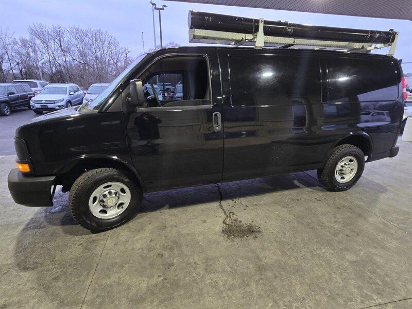 2012 Black Chevrolet Express Work Van Cargo (1GCZGTCA0C1) with an 4.8L Flex Fuel V8 280hp 295ft. lbs. engine, Automatic transmission, located at 25355 Eames Street, Channahon, IL, 60410, (815) 467-1807, 41.429108, -88.228432 - Looking for a powerful, reliable, and versatile vehicle that can handle anything you throw at it? Look no further than the 2012 Chevrolet Express 3500! With its 4.8L Flex Fuel V8 engine, producing a whopping 280 horsepower and 295 foot-pounds of torque, this van is a true workhorse. But that's not - Photo#5