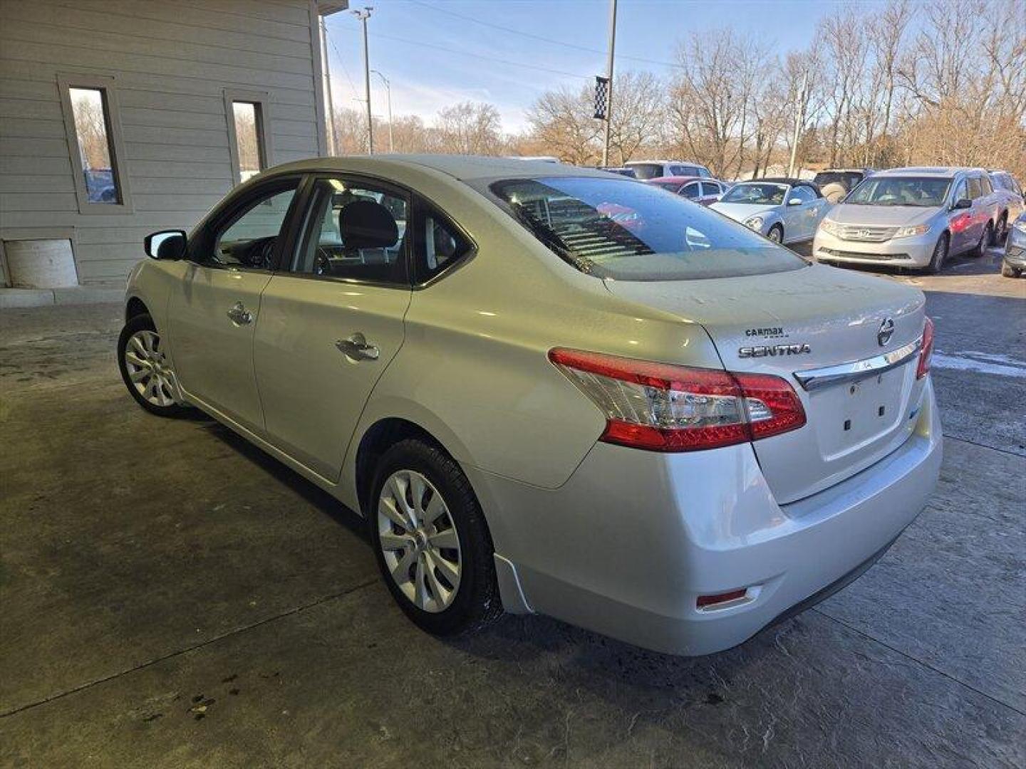 2014 Brilliant Silver Nissan Sentra S (3N1AB7AP3EL) with an 1.8L I4 130hp 128ft. lbs. engine, Automatic transmission, located at 25355 Eames Street, Channahon, IL, 60410, (815) 467-1807, 41.429108, -88.228432 - Introducing the 2014 Nissan Sentra S, the perfect combination of style, comfort, and efficiency! This car is powered by a reliable 1.8L I4 engine that delivers 130 horsepower and 128 ft. lbs. of torque. You'll be pleasantly surprised by the fuel economy of this car, which gets an impressive 30 MPG i - Photo#4