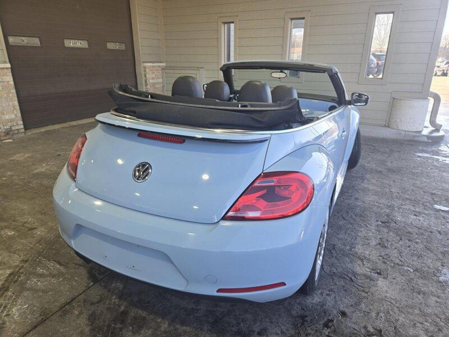 2015 Denim Blue Volkswagen Beetle Convertible 1.8T (3VW517AT5FM) with an 1.8L Turbo I4 170hp 184ft. lbs. PZEV engine, TipTronic transmission, located at 25355 Eames Street, Channahon, IL, 60410, (815) 467-1807, 41.429108, -88.228432 - Looking for a thrilling ride that combines style, performance, and efficiency? Look no further than the 2015 Volkswagen Beetle Convertible 1.8T PZEV! This powerhouse is equipped with a 1.8L Turbo I4 engine that delivers a jaw-dropping 170 horsepower and 184 foot-pounds of torque, giving you the powe - Photo#4