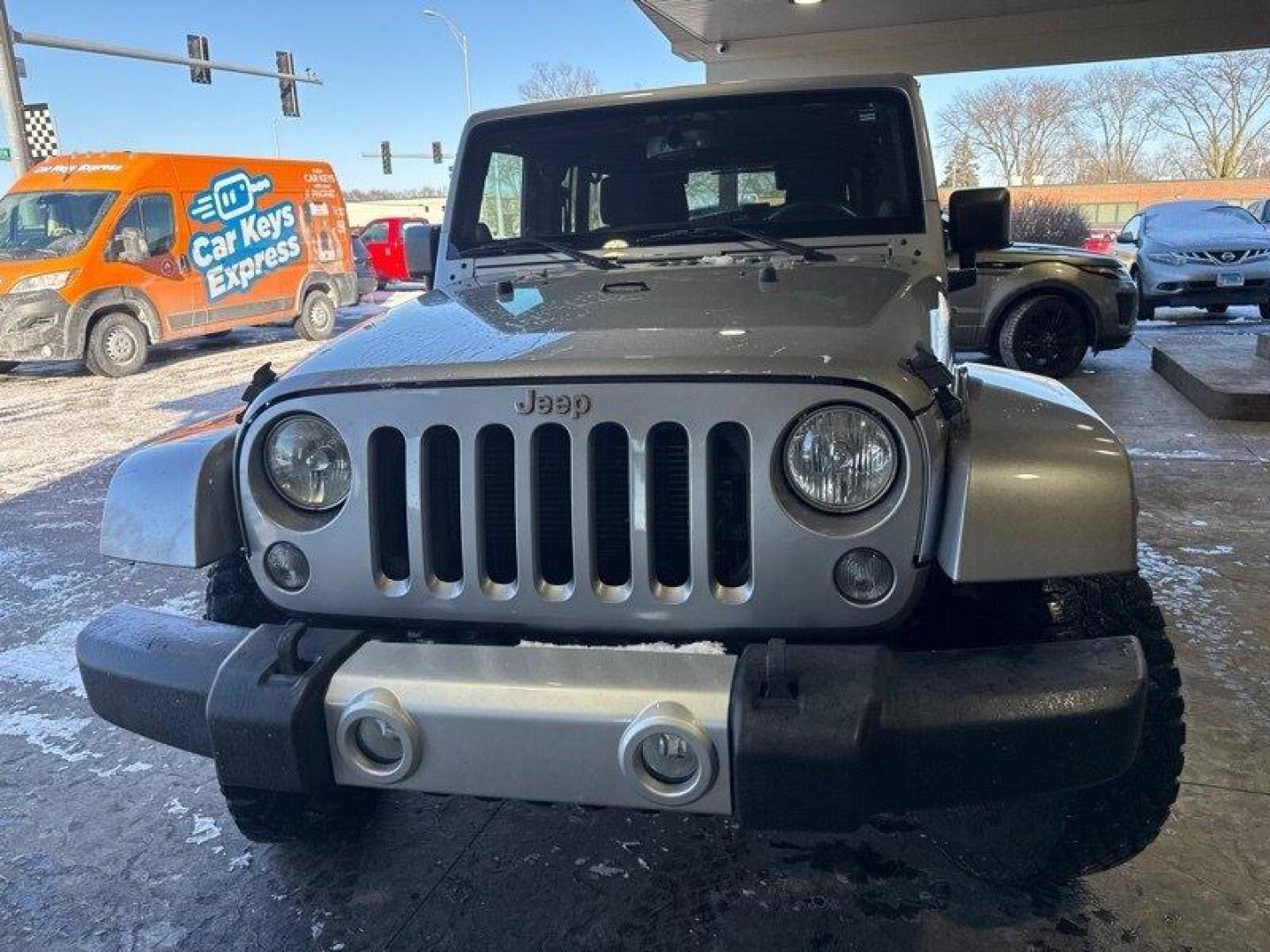 2014 Billet Silver Metallic Clear Coat Jeep Wrangler Unlimited Sahara (1C4BJWEG2EL) with an 3.6L V6 285hp 260ft. lbs. engine, located at 25355 Eames Street, Channahon, IL, 60410, (815) 467-1807, 41.429108, -88.228432 - Introducing the 2014 Jeep Wrangler Unlimited Sahara! This rugged and powerful SUV is ready for any adventure you can throw at it. Powered by a 3.6L V6 engine that produces 285 horsepower and 260 foot-pounds of torque, this Wrangler is built to handle any challenge. The exterior of this Wrangler is - Photo#7