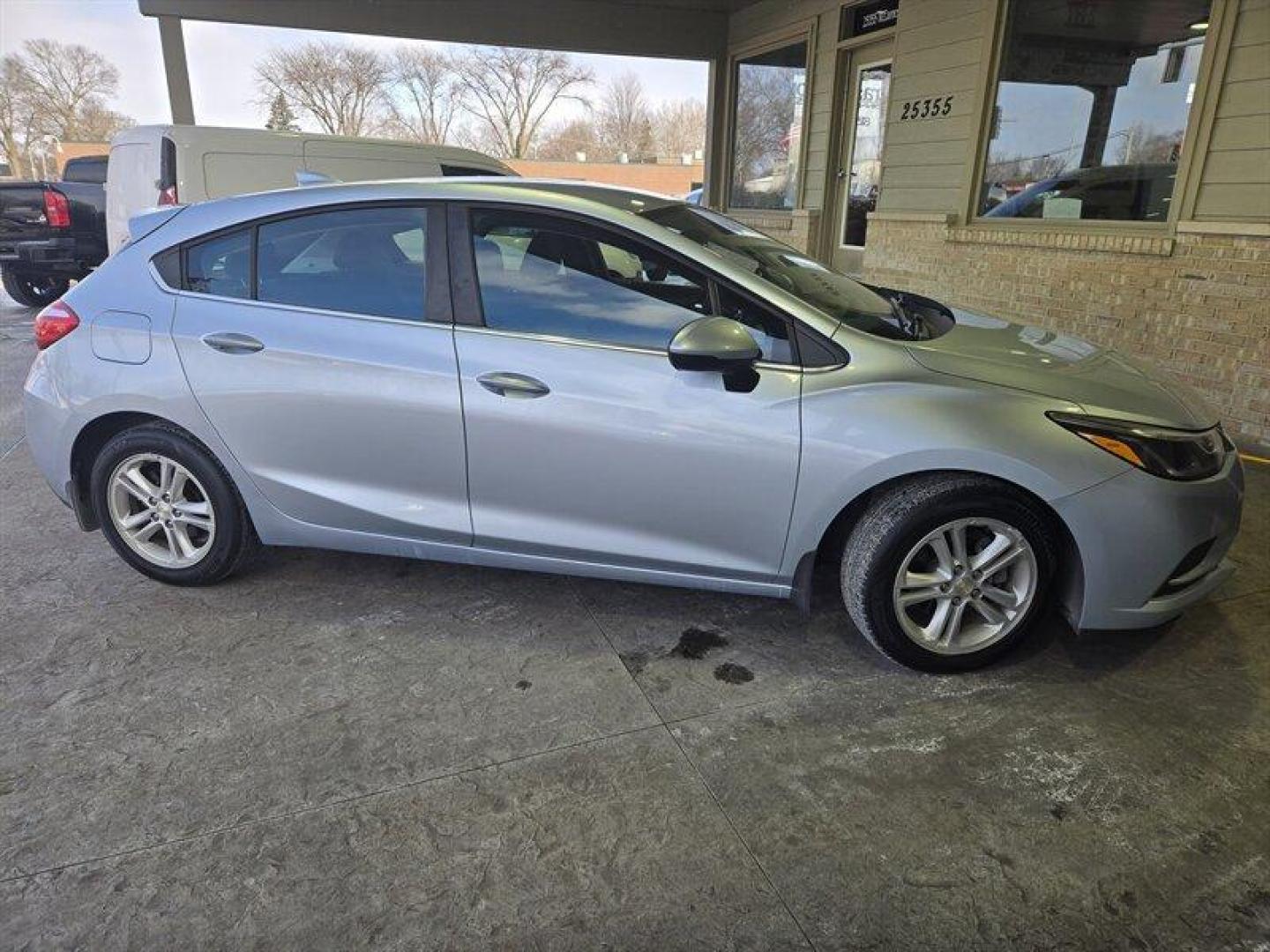 2017 Kinetic Blue Metallic Chevrolet Cruze LT (3G1BE6SM0HS) with an 1.4 engine, Automatic transmission, located at 25355 Eames Street, Channahon, IL, 60410, (815) 467-1807, 41.429108, -88.228432 - Introducing the 2017 Chevrolet Cruze LT Auto, a sleek and stylish sedan that exudes quality and performance. Powered by a 1.4 engine, this vehicle offers a smooth driving experience with excellent fuel efficiency, averaging 29 MPG in the city and 38 MPG on the highway. With a stunning Arctic Blue - Photo#1