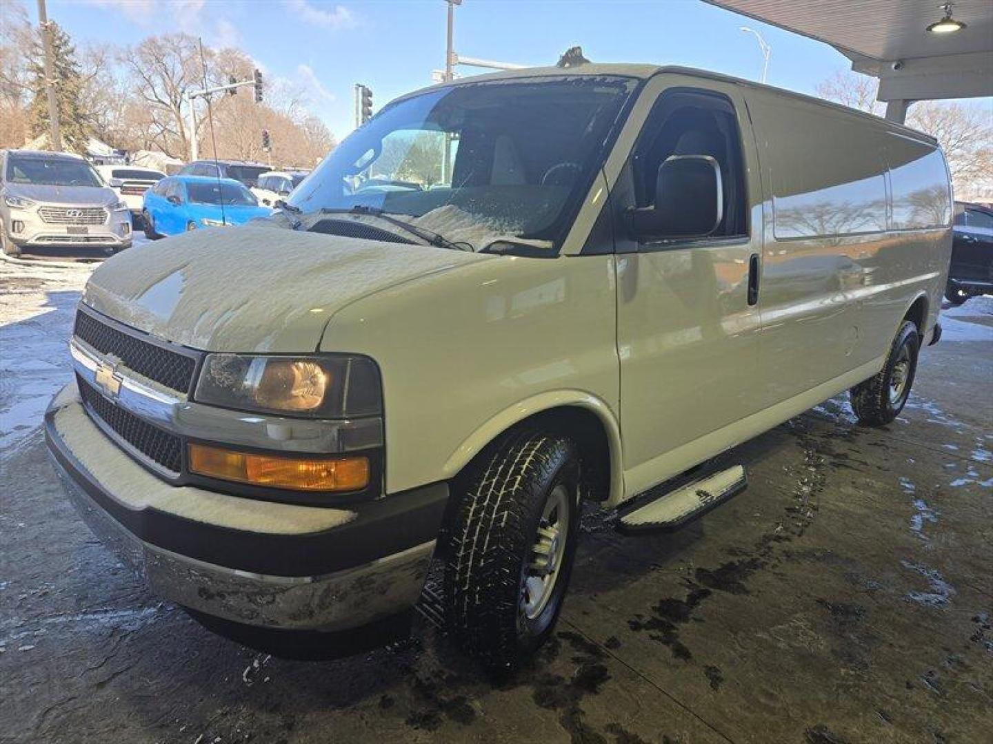 2021 Summit White Chevrolet Express Work Van Cargo (1GCWGBF7XM1) with an 6.6L V8 401hp 464ft. lbs. engine, Automatic transmission, located at 25355 Eames Street, Channahon, IL, 60410, (815) 467-1807, 41.429108, -88.228432 - Introducing the 2021 Chevrolet Express 2500, a versatile full-sized cargo van perfect for any commercial or personal use. This vehicle is powered by a robust 6.6L V8 engine, producing 401 horsepower and 464 foot-pounds of torque, providing ample power to tackle any job. The factory default feature - Photo#11