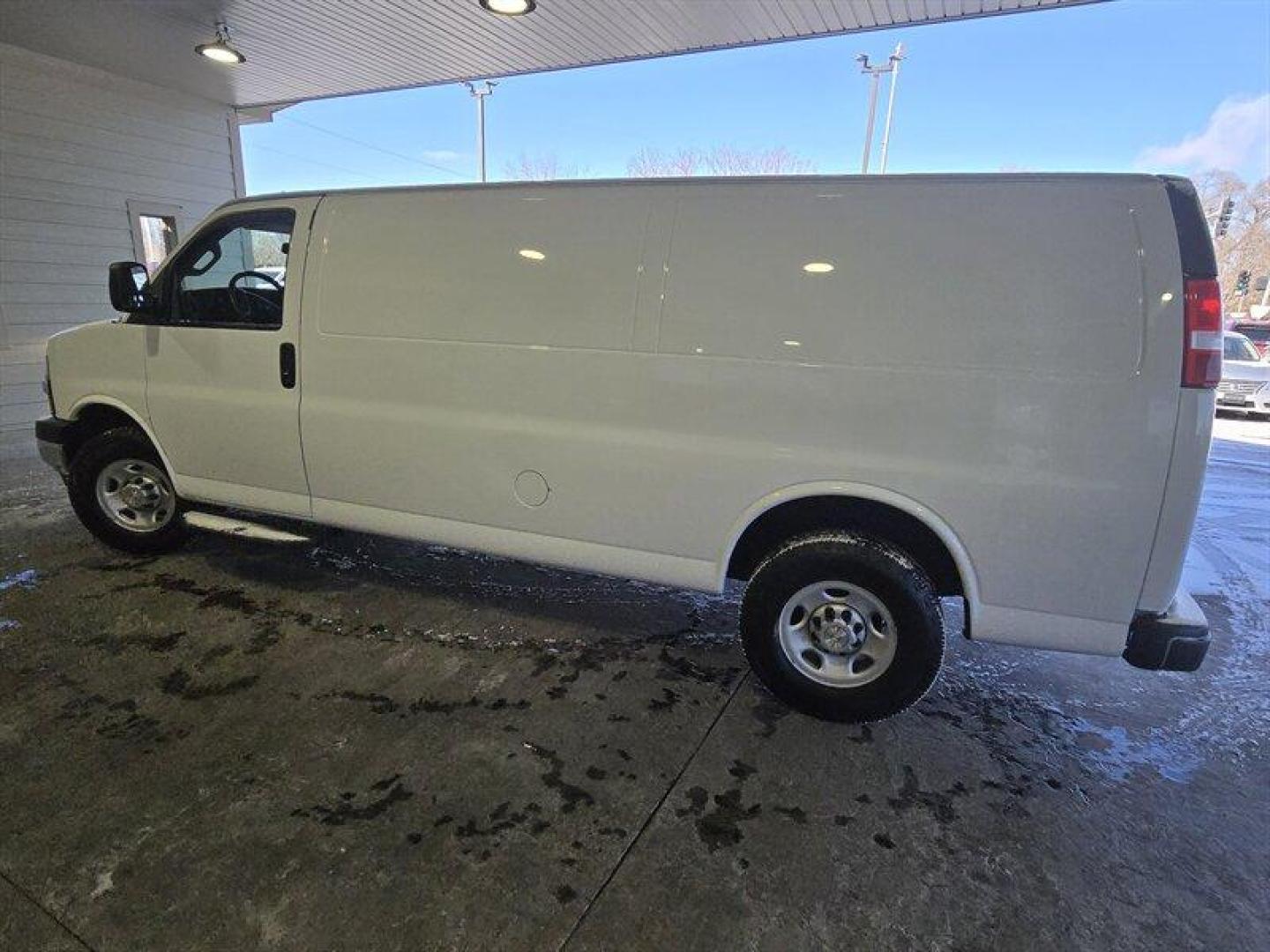 2021 Summit White Chevrolet Express Work Van Cargo (1GCWGBF7XM1) with an 6.6L V8 401hp 464ft. lbs. engine, Automatic transmission, located at 25355 Eames Street, Channahon, IL, 60410, (815) 467-1807, 41.429108, -88.228432 - Introducing the 2021 Chevrolet Express 2500, a versatile full-sized cargo van perfect for any commercial or personal use. This vehicle is powered by a robust 6.6L V8 engine, producing 401 horsepower and 464 foot-pounds of torque, providing ample power to tackle any job. The factory default feature - Photo#8